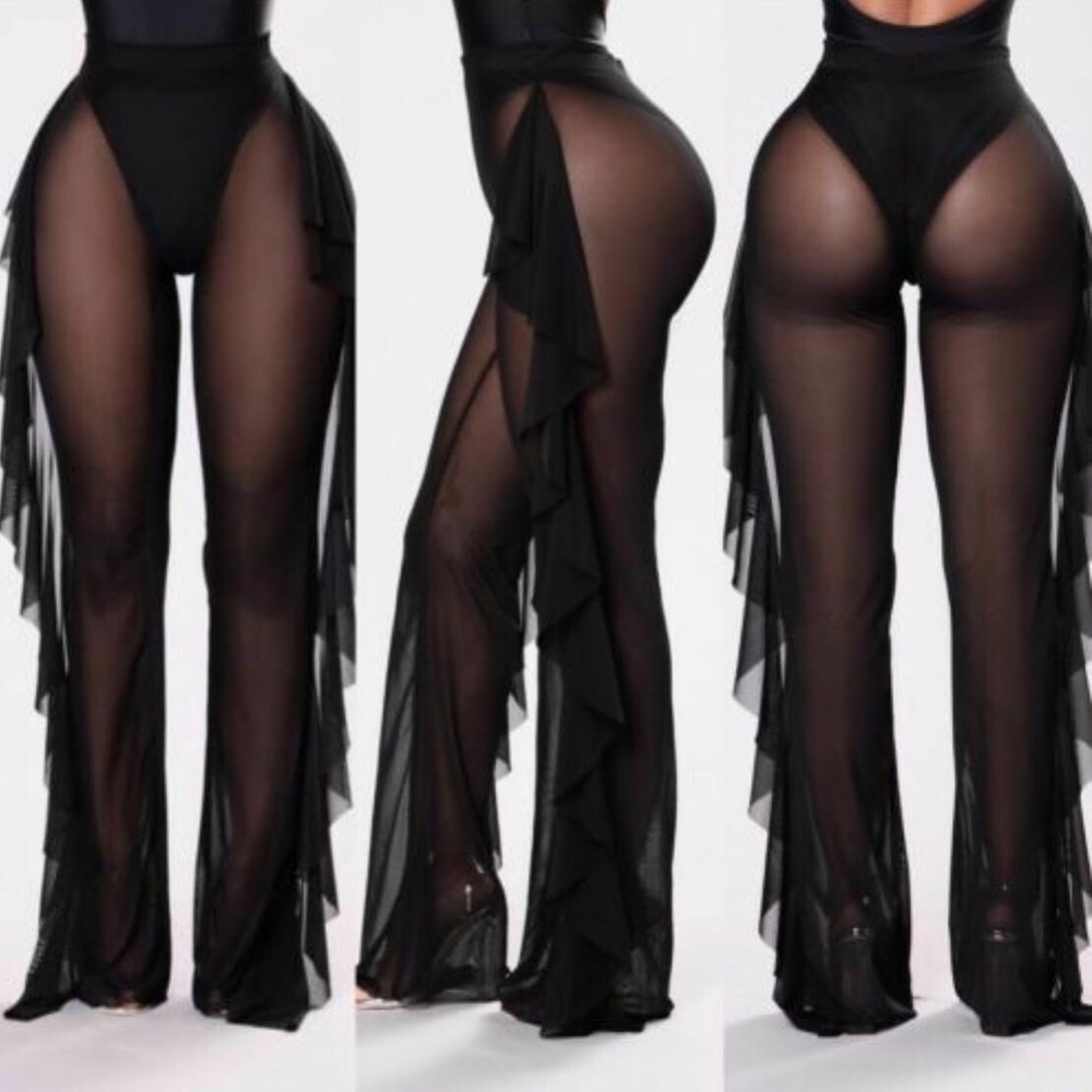 Cover up see thru pants